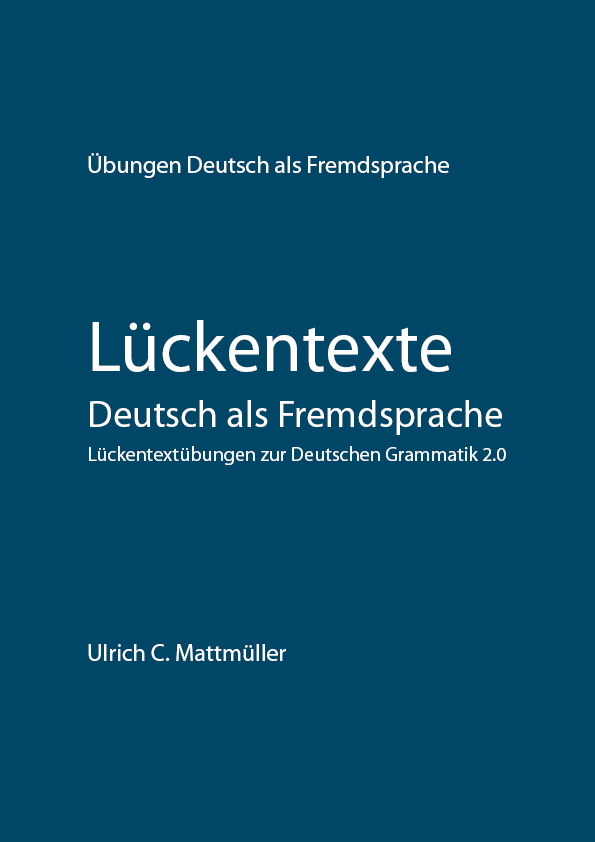 Lückentexte Deutsch als Fremdsprache - Cover